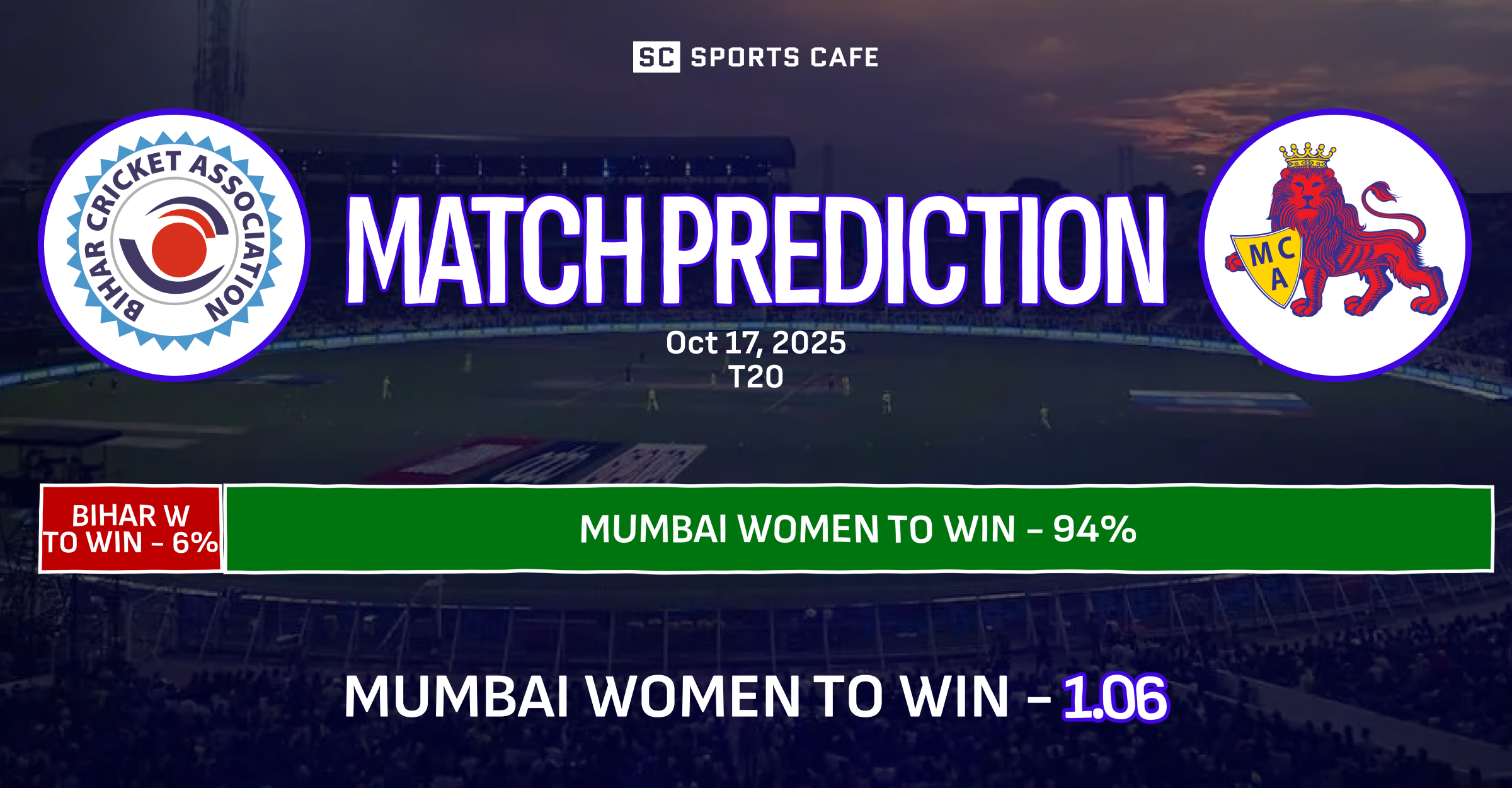 Bihar Women vs Mumbai Women